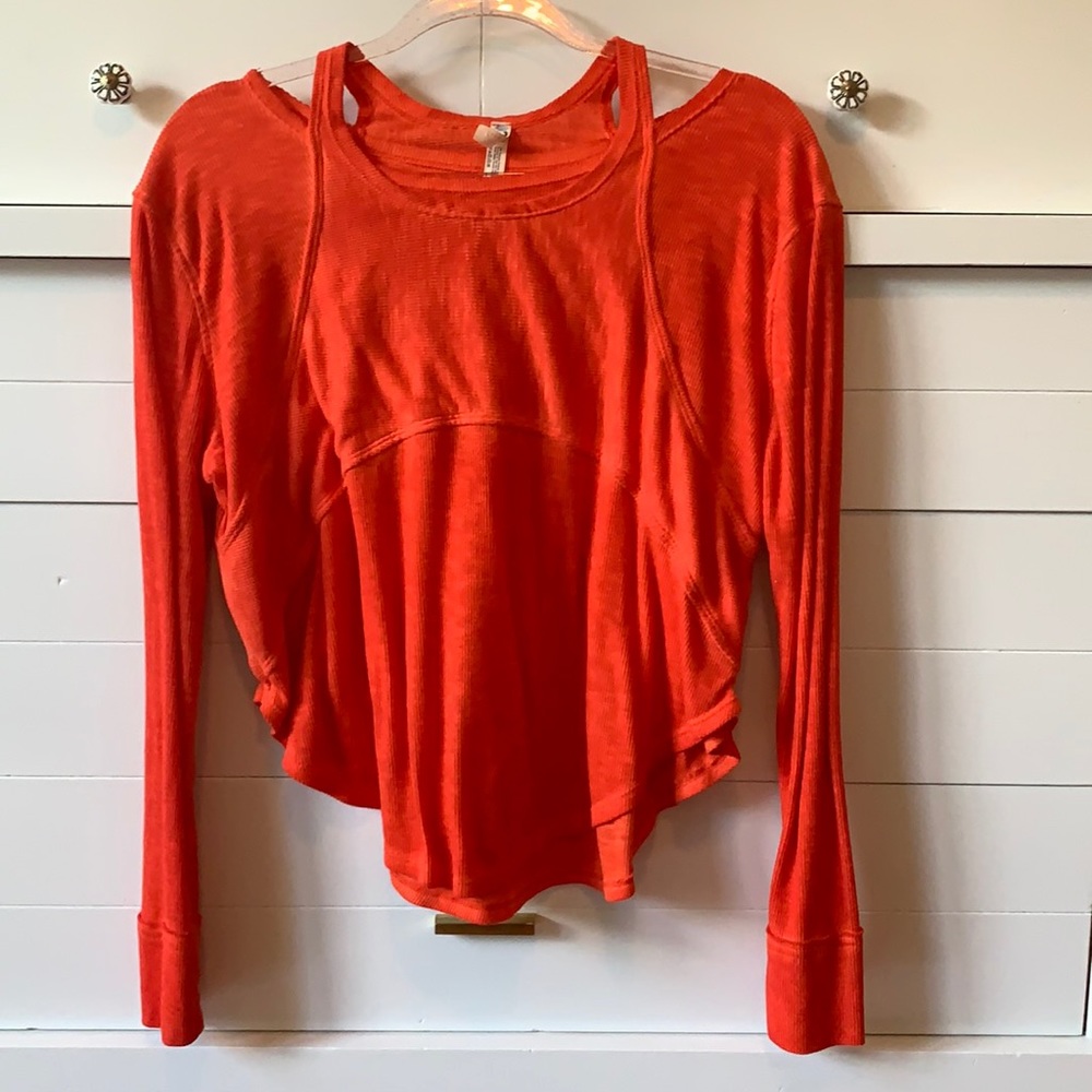 athletic ribbed top